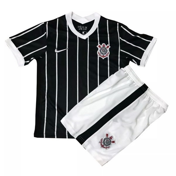 Camiseta Corinthians Paulista Replica Segunda Ropa Niño 2020/21 Negro